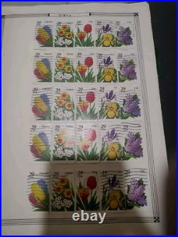 United States Panel Flag Stamps Generous Collection. 1920s Forward. Lots To See United States Panel Flag Stamps Generous Collection. 1920s Forward. Lots To See