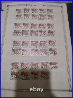 United States Panel Flag Stamps Generous Collection. 1920s Forward. Lots To See United States Panel Flag Stamps Generous Collection. 1920s Forward. Lots To See