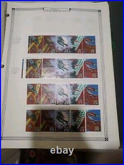 United States Panel Flag Stamps Generous Collection. 1920s Forward. Lots To See United States Panel Flag Stamps Generous Collection. 1920s Forward. Lots To See