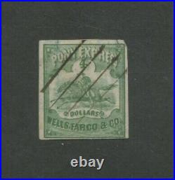 United States Pony Express Wells Fargo Local Stamp #143L2 Used F/VF
