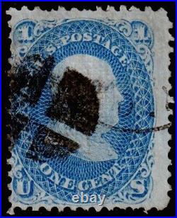 United States Scott 92 (1867) Used F, CV $425.00 C