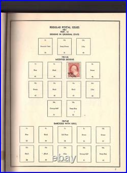 United States Stamp Album Nicklin 1934 CV 605.00 334 used stamps mb27