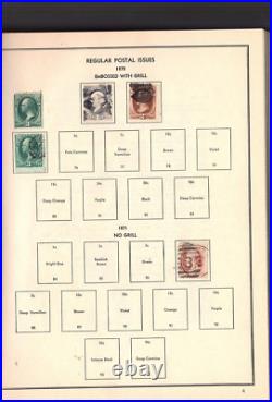 United States Stamp Album Nicklin 1934 CV 605.00 334 used stamps mb27