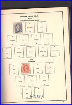 United States Stamp Album Nicklin 1934 CV 605.00 334 used stamps mb27