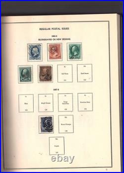 United States Stamp Album Nicklin 1934 CV 605.00 334 used stamps mb27