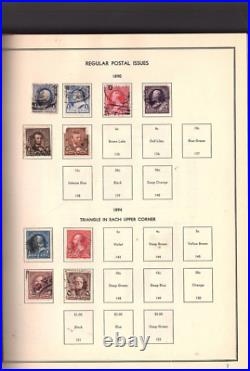 United States Stamp Album Nicklin 1934 CV 605.00 334 used stamps mb27