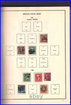 United States Stamp Album Nicklin 1934 CV 605.00 334 used stamps mb27