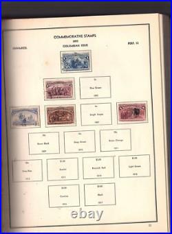 United States Stamp Album Nicklin 1934 CV 605.00 334 used stamps mb27