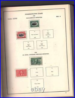 United States Stamp Album Nicklin 1934 CV 605.00 334 used stamps mb27