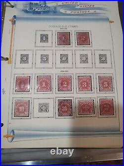 United States Stamp Collection 1870 Forward In White Ace Pages. Huge/Important