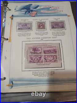 United States Stamp Collection 1870 Forward In White Ace Pages. Huge/Important