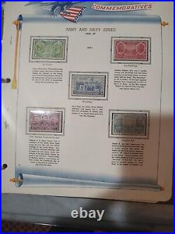 United States Stamp Collection 1870 Forward In White Ace Pages. Huge/Important