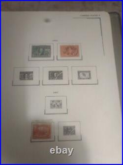 United States Stamp Collection From 1851 Fwd In University Album. Lots Of Hi Val