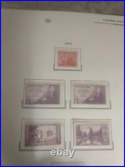 United States Stamp Collection From 1851 Fwd In University Album. Lots Of Hi Val