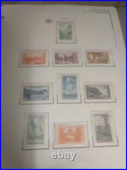 United States Stamp Collection From 1851 Fwd In University Album. Lots Of Hi Val