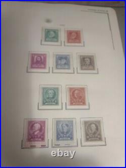 United States Stamp Collection From 1851 Fwd In University Album. Lots Of Hi Val