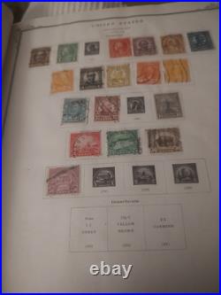 United States Stamp Collection In 1947 Scott American Album, Lots Of Everything