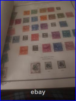 United States Stamp Collection In 1947 Scott American Album, Lots Of Everything