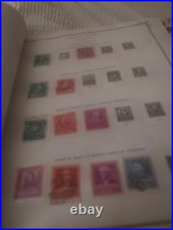 United States Stamp Collection In 1947 Scott American Album, Lots Of Everything