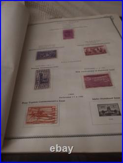 United States Stamp Collection In 1947 Scott American Album, Lots Of Everything