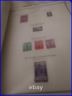 United States Stamp Collection In 1947 Scott American Album, Lots Of Everything