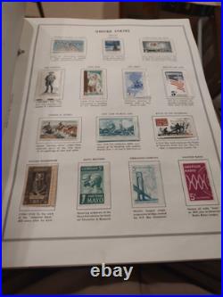 United States Stamp Collection In Handsome Harris Album Look Carefully 1953 Fwd