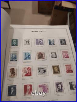 United States Stamp Collection In Handsome Harris Album Look Carefully 1953 Fwd