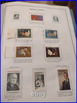 United States Stamp Collection In Handsome Harris Album Look Carefully 1953 Fwd