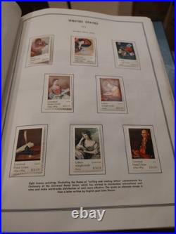 United States Stamp Collection In Handsome Harris Album Look Carefully 1953 Fwd