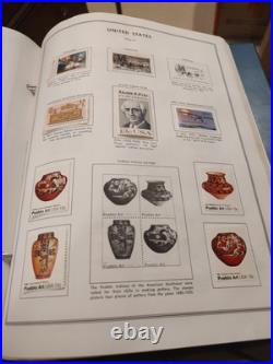 United States Stamp Collection In Handsome Harris Album Look Carefully 1953 Fwd
