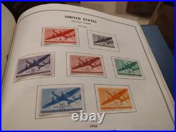 United States Stamp Collection In Handsome Harris Album Look Carefully 1953 Fwd