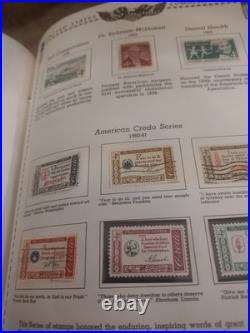 United States Stamp Collection In Handsome Minkus American Album 1800s Forward United States Stamp Collection In Handsome Minkus American Album 1800s Forward