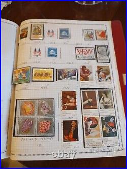 United States Stamp Collection In Whitman Perfect Vintage 1986 Album-value Plus