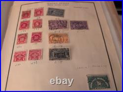 United States Stamps Collection 1897 Fwd In Stuffed Minkus Album. View Yourself