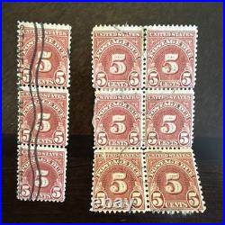 United States Stamps Postage Due Large Lot 2c, 5c, 10c and 50c Used 105 Stamps