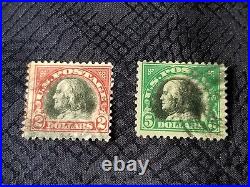 United States Used Stamp Set 1918 Benjamin Franklin B143