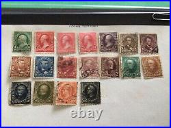 United States early used stamps up to 1 Dollar value A10858