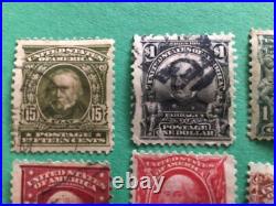 United States early used stamps up to 1 Dollar value A10859