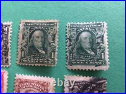 United States early used stamps up to 1 Dollar value A10859