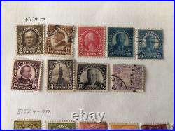 United States early used stamps up to 1 Dollar value A10860 United States early used stamps up to 1 Dollar value A10860