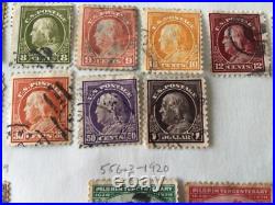 United States early used stamps up to 1 Dollar value A10860 United States early used stamps up to 1 Dollar value A10860