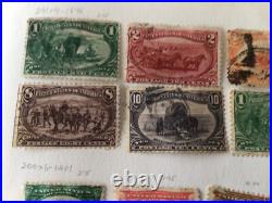 United States early used stamps up to 1 Dollar value A10860 United States early used stamps up to 1 Dollar value A10860