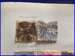 United States early used stamps up to 90 cents value A10857