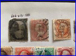 United States early used stamps up to 90 cents value A10857