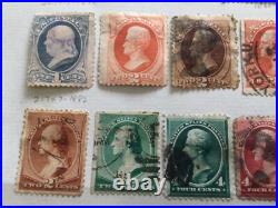 United States early used stamps up to 90 cents value A10857 United States early used stamps up to 90 cents value A10857
