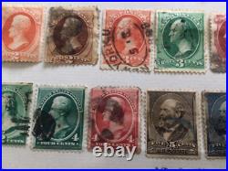 United States early used stamps up to 90 cents value A10857 United States early used stamps up to 90 cents value A10857