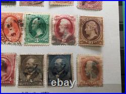 United States early used stamps up to 90 cents value A10857 United States early used stamps up to 90 cents value A10857