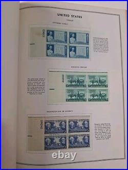 United States plate block 2 albums HARRIS/book A 1932-67 B 60s-80s