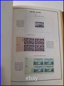 United States plate block 2 albums HARRIS/book A 1932-67 B 60s-80s