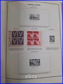 United States plate block 2 albums HARRIS/book A 1932-67 B 60s-80s